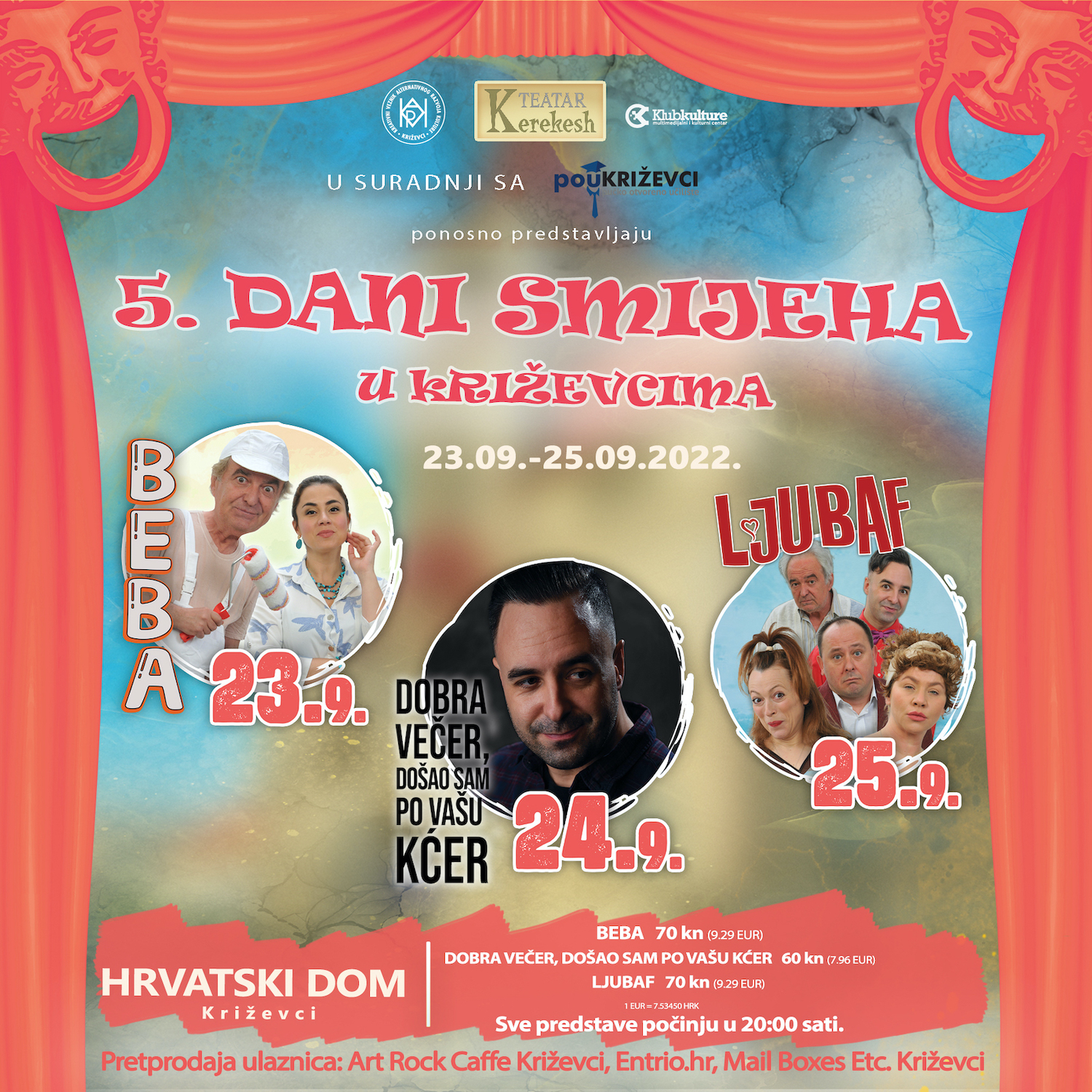 5. Dani smijeha od 23. do 25. rujna u Križevcima!