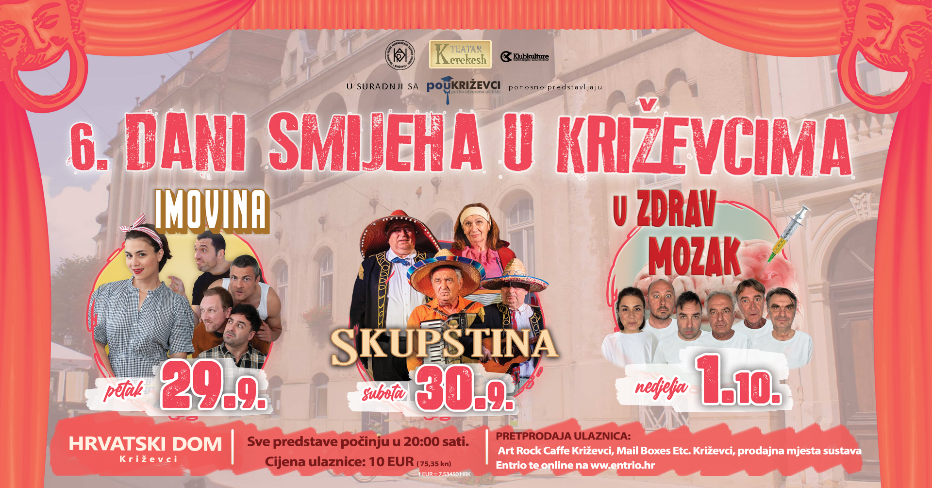 6. DANI SMIJEHA U KRIŽEVCIMA OD 29. 9. DO 1. 10.!