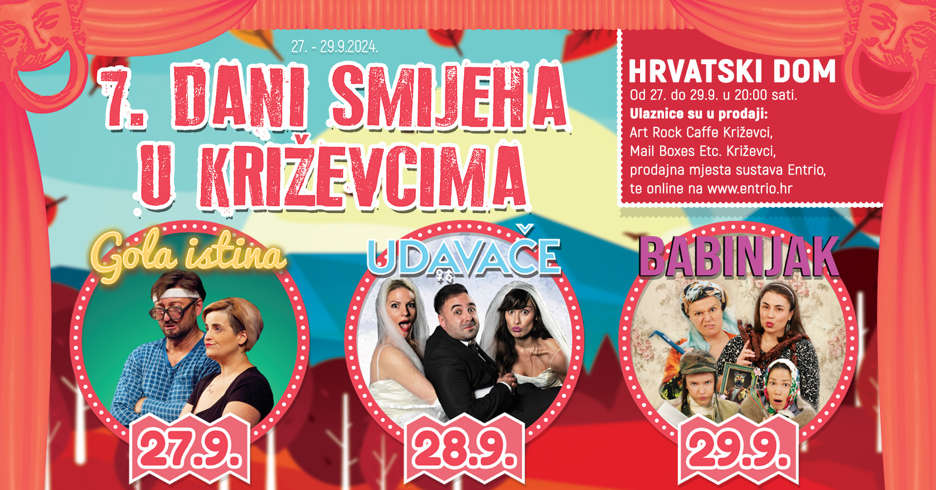Dani smijeha u Križevcima od 27. do 29. rujna!