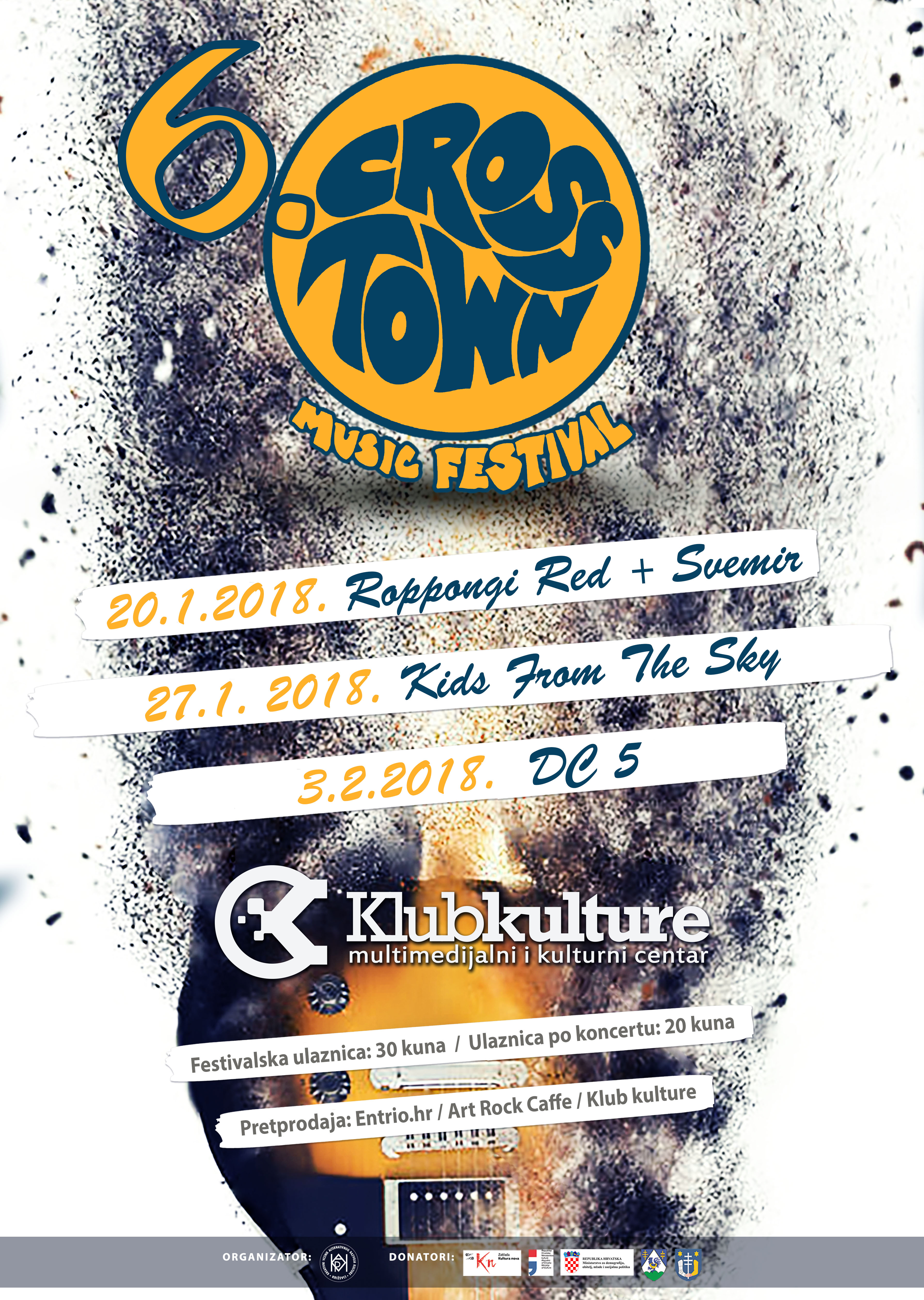 Šesto izdanje Crosstown Music Festivala u Križevcima